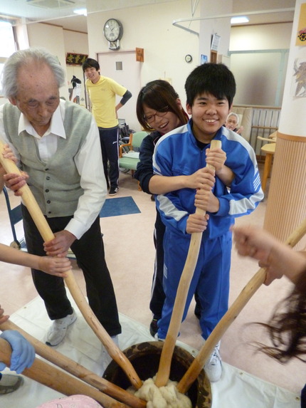 餅つき